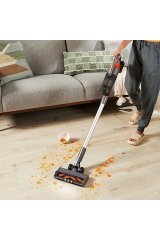 Worx WX038 20V 105 W Çift Akülü Kömürsüz Siklonik Sistem Şarjlı Dikey Süpürge