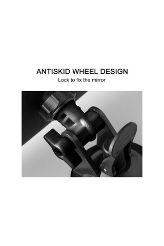 Qingmipy Geniş Görüşlü Yüksek Kaliteli Anti-parmaklı Cam Sürekli Aracı Gözetleme Aynası Mavi, Plastik