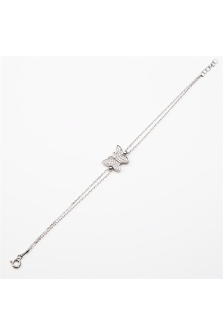 Kelebek Kadın Gümüş Bileklik