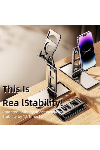 Rtako Tc06 Tablet Telefon Masaüstü Standı - Siyah Siyah