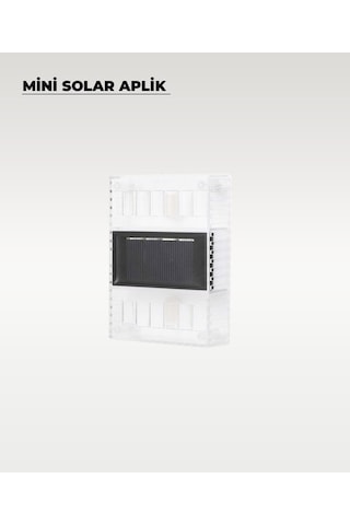 Mini Solar Aplik Gün Işığı - 4 Adet 4 Adet