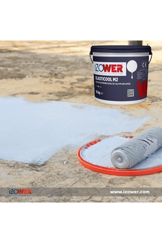 M2 Güçlü Elastomerik Su Yalıtım Malzemesi 3.5 Kg Beyaz