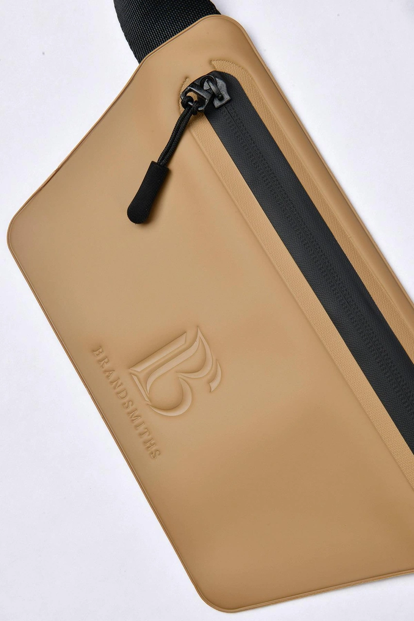 Brandsmithshop Camel Deve Tüyü Slant Bel Çantası Çok Renkli