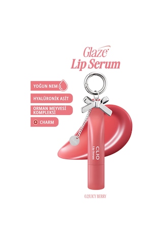 Clıo Glaze Lip Serum 02 Juicy Berry
