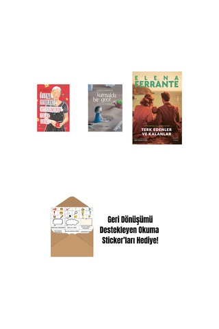 Yetişkinlerin Yalan Hayatı + Kumsalda Bir Gece + Terk Edenler Ve Kalanlar + Okuma Sticker'ları