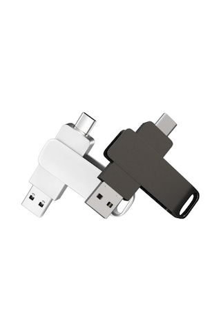 2 In 1 Çift Taraflı Type-c Usb 2.0 Metal Usb Bellek