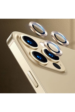 Apple İphone 12 Pro - İphone 11 Pro Ve İphone 11 Pro Max Birebir Uyumlu Kamera Lens Koruyucu Cam