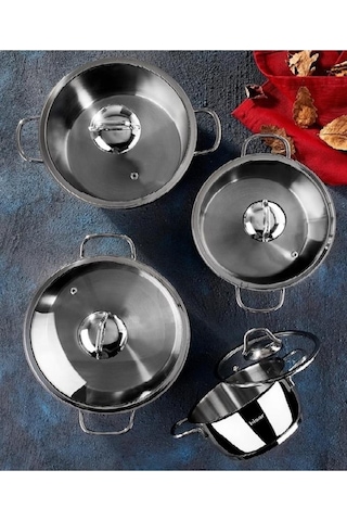 Hisar Teos 8 Parça Tencere Seti