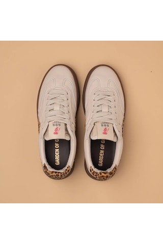 Sneaker Günlük Kadın Earth Lea Garden Of God Off White Animalier Çok Renkli