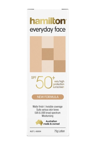 Hamilton Everyday Face Yüz İçin Mat Güneş Kremi Spf 50+ 75 G