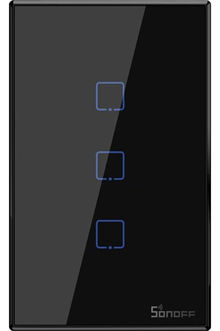 Yifomall Sonoff T3us3c-tx 3 Kanallı Wifi Akıllı Dokunmatik Duvar Anahtarı Abd Standardı - Uzak Kumanda, Google Home/alexa Desteği Ve Ifttt Entegrasyonu