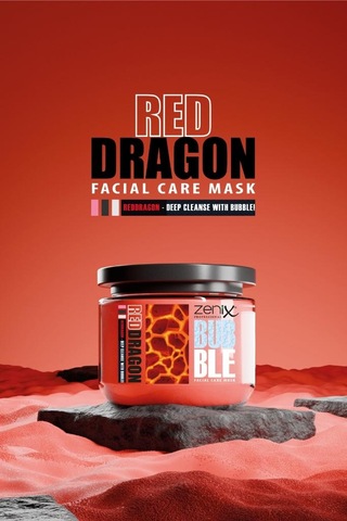 Zenix Red Dragon Köpüren Yüz Maskesi Bubble Care Mask 300 Ml