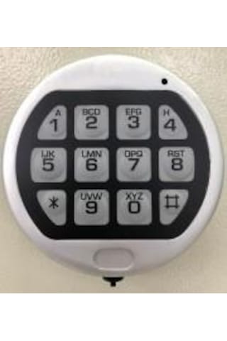 Mywondry Çelik Para Kasası 85 Cm Elektronik Şifreli Krem Beyaz Ya