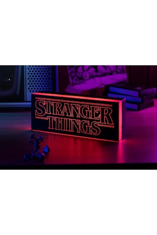 Sincara Home Stranger Things Logo Gece Lambası / Light Box Kırmızı