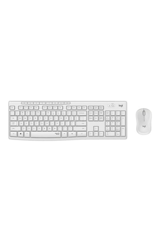 Logitech Mk295 Q Tr Beyaz Kablosuz Klavye Mouse Set