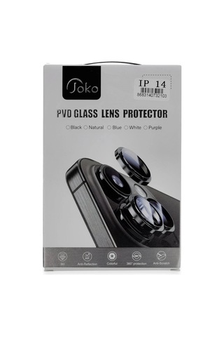 Mey İthalat iPhone Uyumlu 14 Pvd Metal Kamera Lens - Gümüş