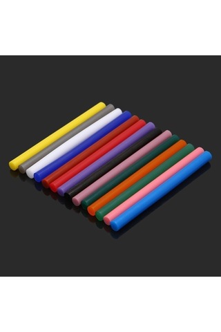 Venturemart 7 Mm Yeni Sıcak Eritme Yapıştırıcı Çubuk Karışık Renk 7mm Viskozite Dıy El Sanatlar