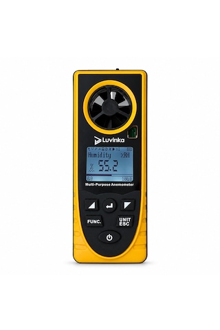 Luvinka Gm8910 Çok Fonksiyonlu Rüzgar Ölçer Anemometre