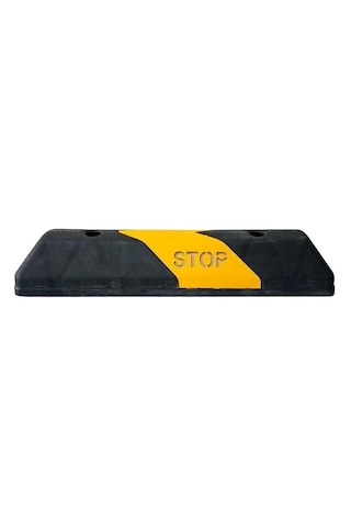 2'li Set Plastik Oto Park Araç Stoperi 60 Cm Siyah-sarı Kompakt Model-689