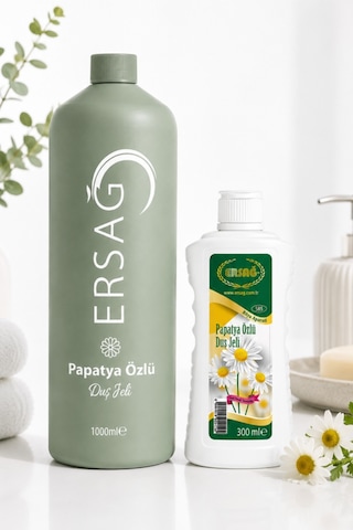Ersağ Aparatlı Papatya Özlü Duş Jeli 1 L