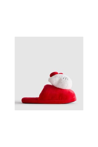 Myballistore Kırmızı Hello Kitty Peluş Terlik 38-39 Numara
