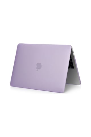 Arabulalaca Apple Uyumlu MacBook Air 13.6 2022 A2681 Kılıf M2 Mat Doku Mor