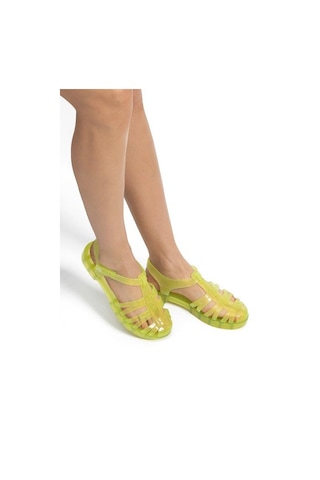 Zaxy Be Yourself Kadın Sandalet Yeşil 35/42 Siyah