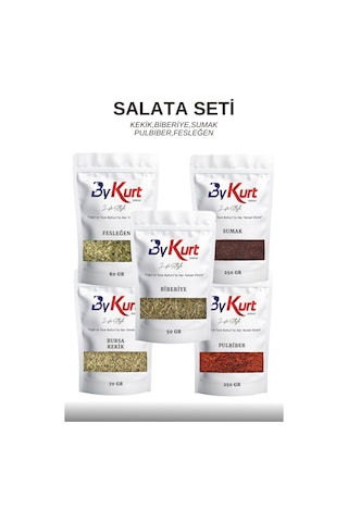 Bykurt Salata Seti - Salata Baharat Seti