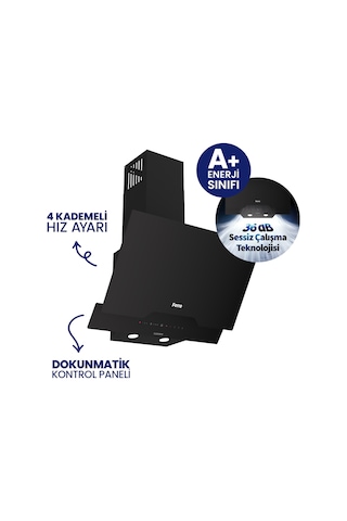 Ferre ES231+D063-SA Elektrikli Vitroseramik 2'li Ankastre Set Siyah