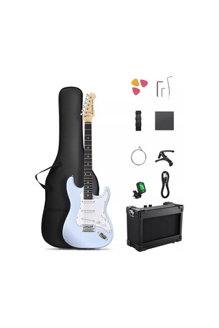 Donner Dst-80 St Elektro Gitar Seti Sonic Blue