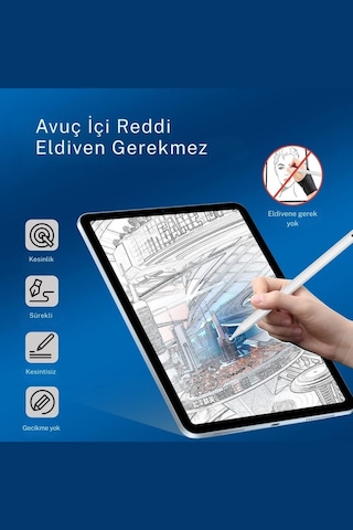 Apple Uyumlu iPad M4/m3/m2/a17 Air Pro Manyetik Şarj Olabilen Pencil Pro Dokunmatik Tablet Kalemi