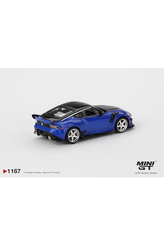 1:64 Ölçek Mini Gt Nissan Z Veilside Ffz400 Seiran Blue Diecast Metal Minyatür Model Araba 5cm