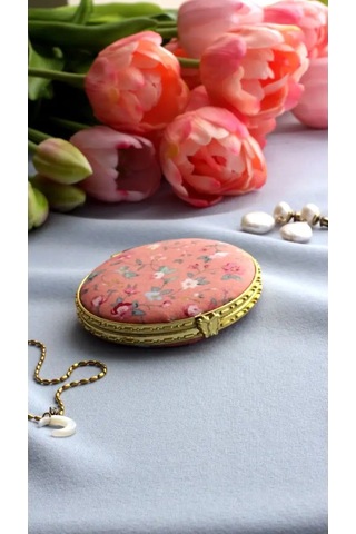 Moltobello Yuvarlak, Katlanabilir, Makyaj İçin Cep Aynası 151725030 Leylak