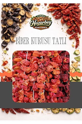 Kadirlihazarbey Biber Kurusu Tatlı 1 Bağ 45-50 Adet