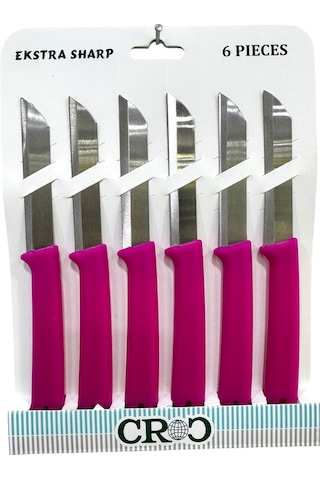 Croc 6lı Meyve Bıçağı Pembe