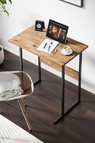 Ceramical Mse2 Ofis Bilgisayar Çalışma Masası Çam 44 x 72 x 73 CM Çam