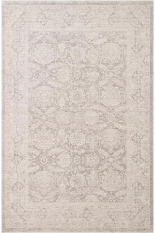 Eko Halı Shıraz Shr 01 Grey Vintage Tarzlı Yumuşak Dokulu Modern Makine Halısı Gri Bej