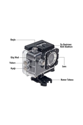 Apronx Ax-gr101 1080p Hd Waterproof 30m Action Camera