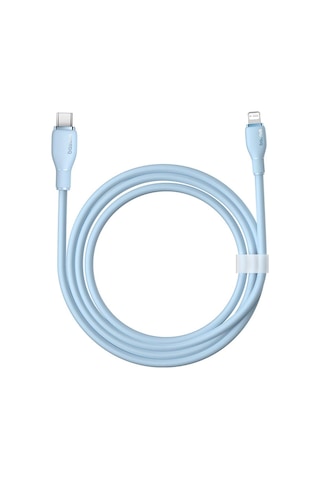 Baseus Pudding 1.2 M Hızlı Şarj Özellikli Type-C to Lightning 20 W Kablo Mavi
