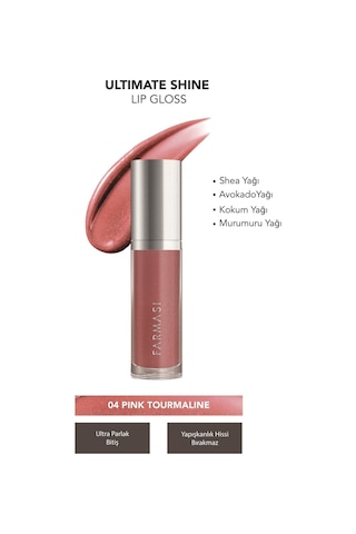 Farmasi Ultimate Shine Dudak Parlatıcısı 04 Pink Tourmaline