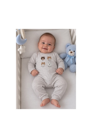 My Baby Kumsal Erkek Bebek Bears Tek Boy Tulum 258 886 Taşrengi Taşrengi