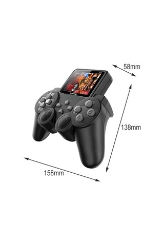 Mey İthalat Yeni Nesil Mini Atari 520 Retro Oyunlu S10 El Atarisi Video Oyun Konsolu