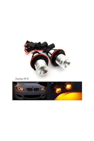 Didadodo 2 Canbus Cree Angel Eyes Ampul - Led Amber Rengi - Gündüz Farları İçin - E39 E60 E61 E87 E53 E63 E65 İçin, Güvenli Görüş İçin