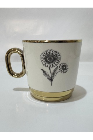 Acar Adora Kupa Gold Çiçek Desen Karma Desen Gold