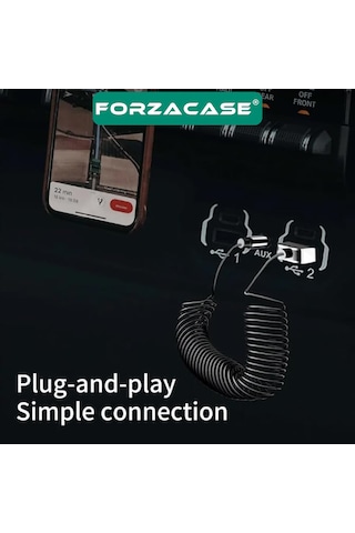 Bluetooth 5.0 Fm Transmitter Aux Usb Girişli 1 Metre - Fc828