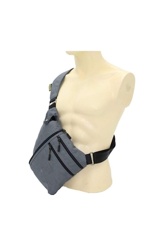 Seven Teen Gri Renk Body Bag Çapraz Çanta 4985