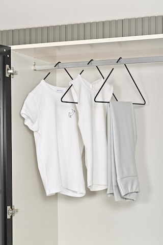 Mat Siyah 5 Li Üçgen Tişört, Elbise, Gömlek, Mayo Askısı, Şık Tasarım Mağaza Store Askısı-metal Paslanmaz Siyah