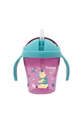 My Cey Pipetli Bardak Kız 200 ML Çok Renkli