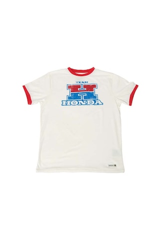 Honda Collection Honda H Logolu Tişört Beyaz - Kırmızı Honda Collection Honda H Logolu Tişört Beyaz - Kırmızı