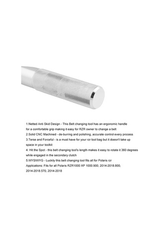 Novahub Polaris Rzr 1000 Turbo Kayış Aracı, Kemer Temizleme Seti